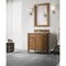 James Martin Vanities Brittany 30in Single Vanity, Saddle Brown w/ 3 CM Carrara Marble Top 650-V30-SBR-3CAR - alternate 4